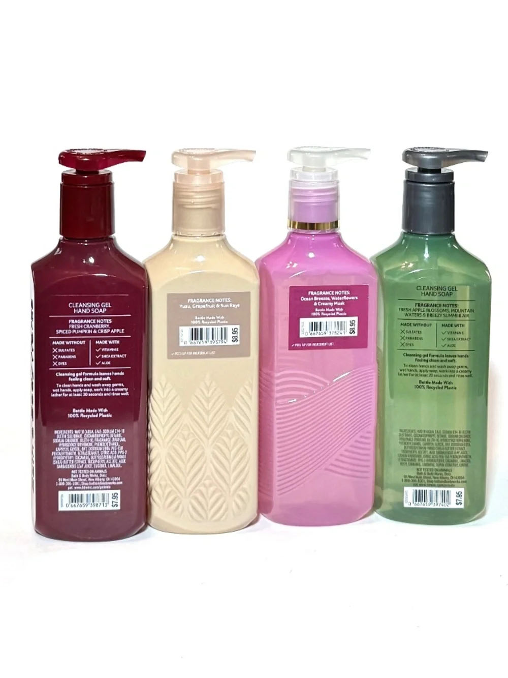 Variety GEL Hand Soaps  x4